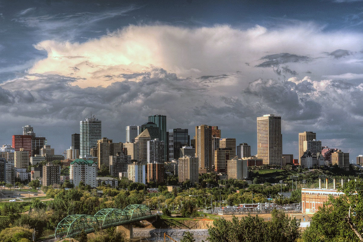 Edmonton Alberta skyline